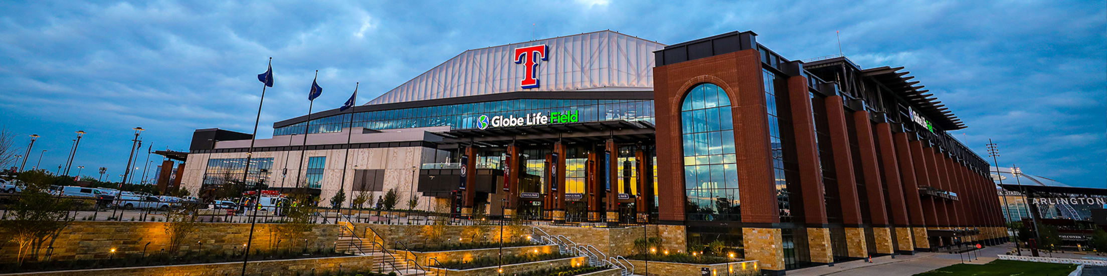 Globe Life Field in Arlington, Texas - home of the Texas Rangers